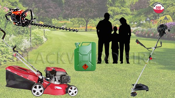 Typical uses of petrol at work and at home