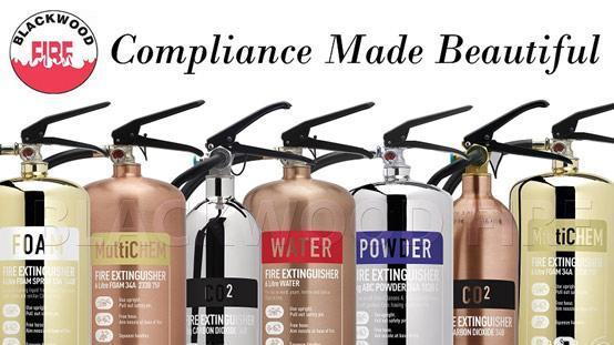 Commander Contempo designer fire extinguishers