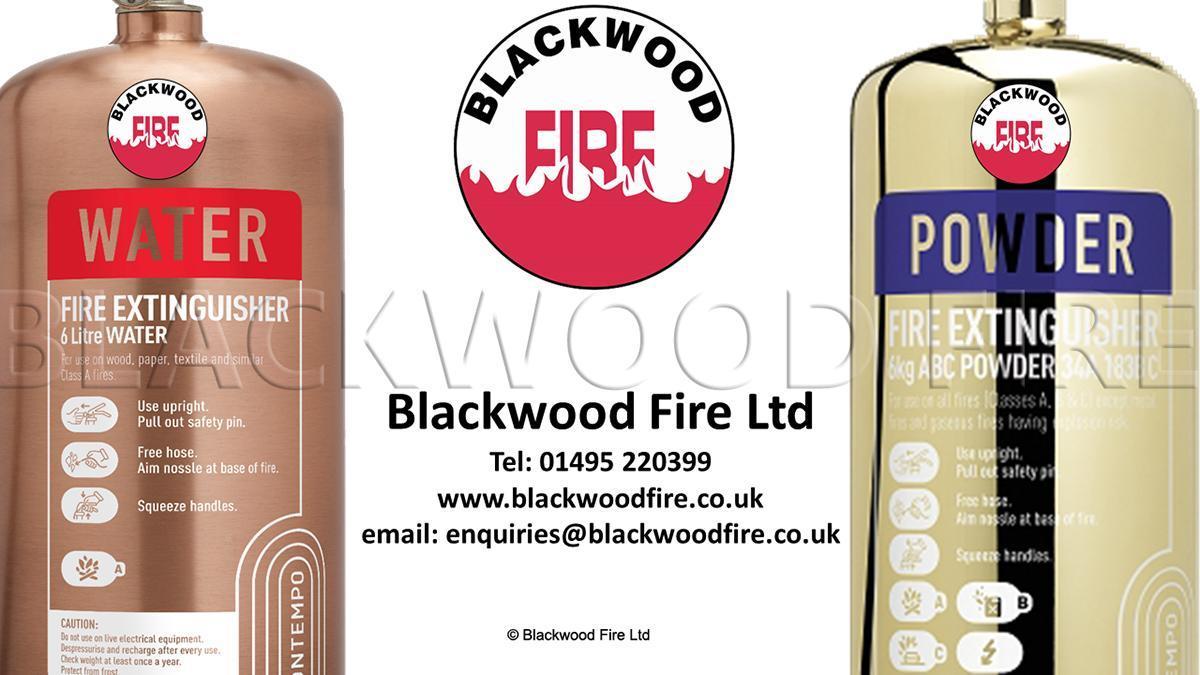Blackwood Fire - suppliers of non-red, Designer gold, silver and copper finish fire extinguishers